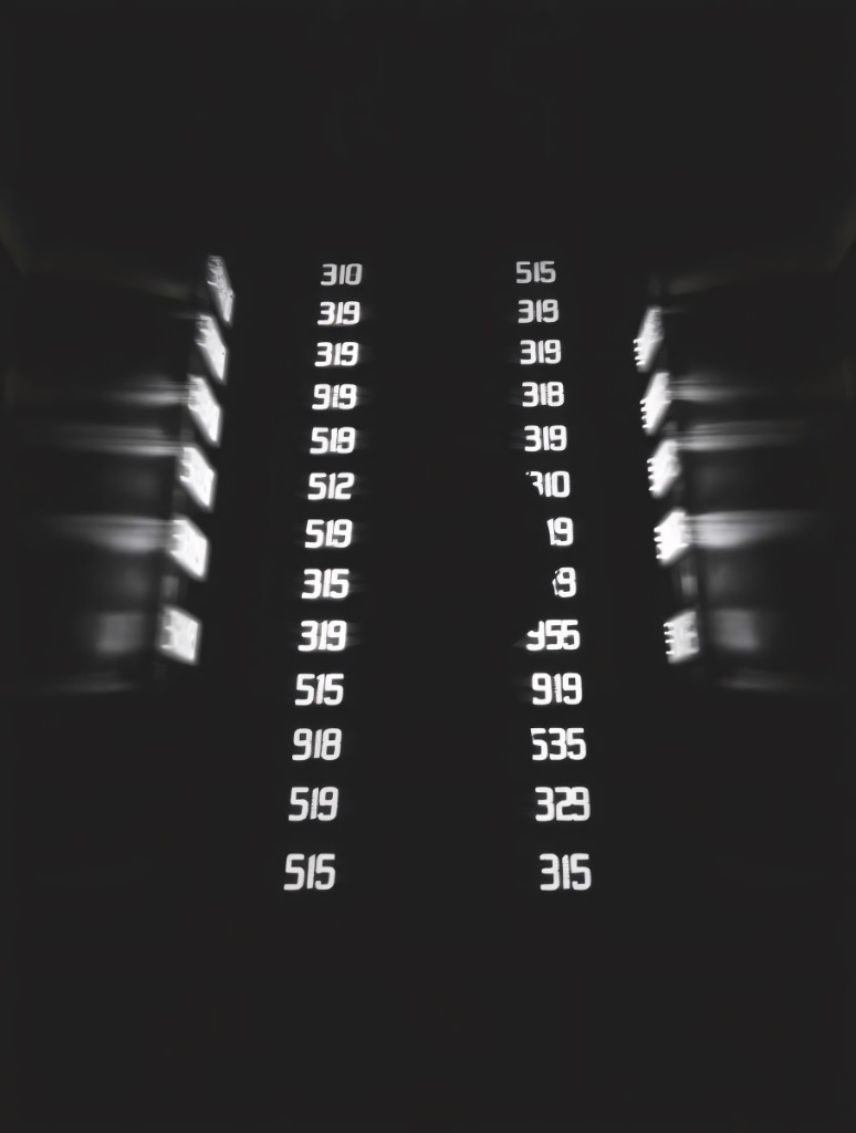 Illuminated financial data display